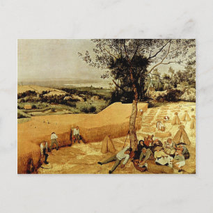 Pieter Bruegel's The Harvesters (1565) Postkarte