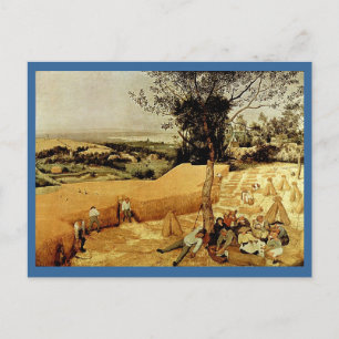 Pieter Bruegel's The Harvesters (1565) Postkarte