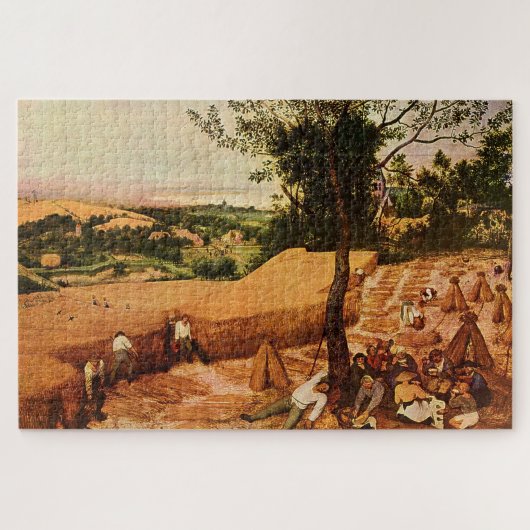 Pieter Bruegel's The Harvesters (1565) Puzzle (Horizontal)