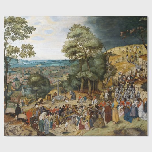 Pieter Brueghel Christ Carrying the Cross Geschenkpapier (Flach)