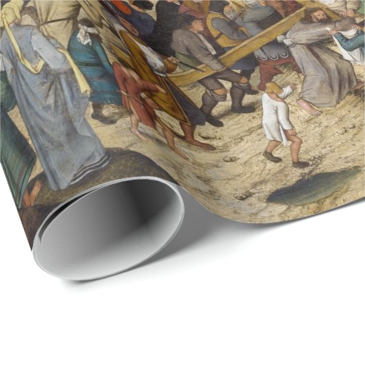 Pieter Brueghel Christ Carrying the Cross Geschenkpapier (Rolleneckpunkt)