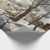 Pieter Brueghel die jüngere Winter-Landschaft Geschenkpapier (Ecke)