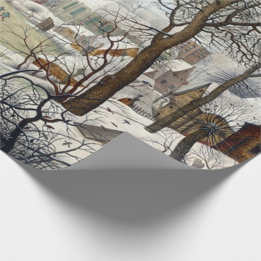 Pieter Brueghel die jüngere Winter-Landschaft Geschenkpapier (Ecke)