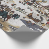 Pieter Brueghel Die Volkszählung in Bethlehem Geschenkpapier (Ecke)