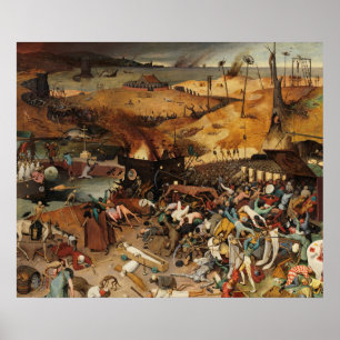 Pieter Brueghel Viejo el triunfo de la muerte Poster