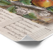 Pieter Casteels, Zwölf Monate Obst, April Poster (Ecke)