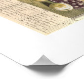 Pieter Casteels, Zwölf Monate Obst, August Poster (Ecke)