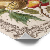 Pieter Casteels, Zwölf Monate Obst" Januar Poster (Ecke)