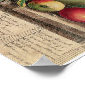 Pieter Casteels, Zwölf Monate Obst, März Poster (Ecke)