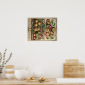 Pieter Casteels, Zwölf Monate Obst, März Poster (Küche)