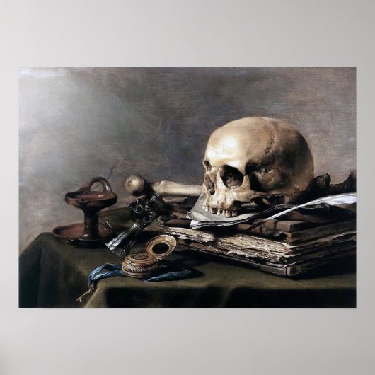 Pieter Claesz, Stillleben Poster (Vorne)