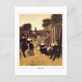 Pieter de Hooch #143 - Fine Art Postcard Postkarte