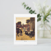 Pieter de Hooch #143 - Fine Art Postcard Postkarte (Stehend Vorderseite)
