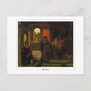 Pieter de Hooch #155 - Fine Art Postcard Postkarte