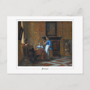 Pieter de Hooch #19 - Kunstpostkarte Postkarte