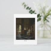 Pieter de Hooch #1 - Fine Art Postcard Postkarte (Stehend Vorderseite)