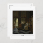 Pieter de Hooch #1 - Fine Art Postcard Postkarte (Vorne/Hinten)