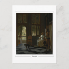 Pieter de Hooch #1 - Fine Art Postcard Postkarte
