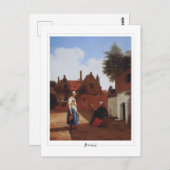 Pieter de Hooch #20 - Fine Art Postcard Postkarte (Vorne/Hinten)