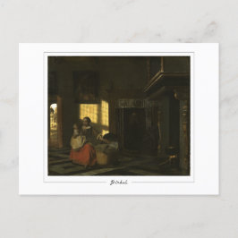 Pieter de Hooch #45 - Fine Art Postcard Postkarte