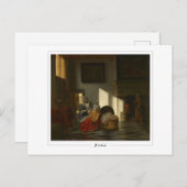 Pieter de Hooch #56 - Fine Art Postcard Postkarte (Vorne/Hinten)