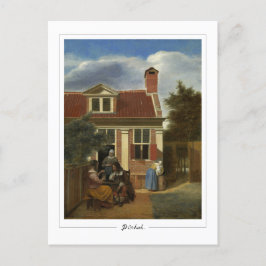 Pieter de Hooch #59 - Fine Art Postcard Postkarte