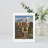 Pieter de Hooch #59 - Fine Art Postcard Postkarte (Stehend Vorderseite)