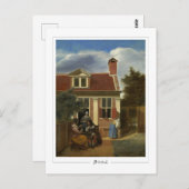 Pieter de Hooch #59 - Fine Art Postcard Postkarte (Vorne/Hinten)