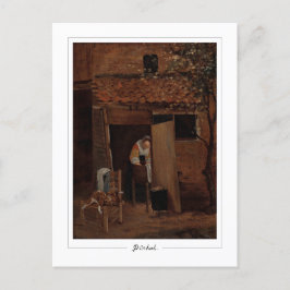 Pieter de Hooch #61 - Fine Art Postcard Postkarte