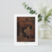 Pieter de Hooch #61 - Fine Art Postcard Postkarte (Stehend Vorderseite)