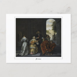 Pieter de Hooch #74 - Fine Art Postcard Postkarte