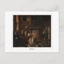 Pieter de Hooch #76 - Fine Art Postcard Postkarte