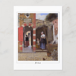 Pieter de Hooch #7 - Fine Art Postcard Postkarte