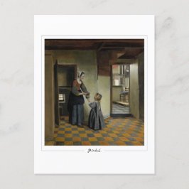 Pieter de Hooch #81 - Fine Art Postcard Postkarte