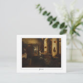 Pieter de Hooch #85 - Fine Art Postcard Postkarte (Stehend Vorderseite)