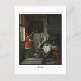 Pieter de Hooch #9 - Fine Art Postcard Postkarte