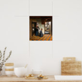 Pieter de Hooch Eine Frau mit Kind in einer Pantry Poster (Küche)