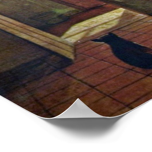 Pieter de Hooch - Pflicht der Mütter Poster (Ecke)