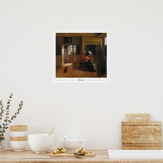 Pieter de Hooch Zedign Art Poster #111 (Küche)