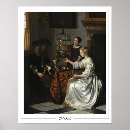 Pieter de Hooch Zedign Art Poster #127 (Vorne)