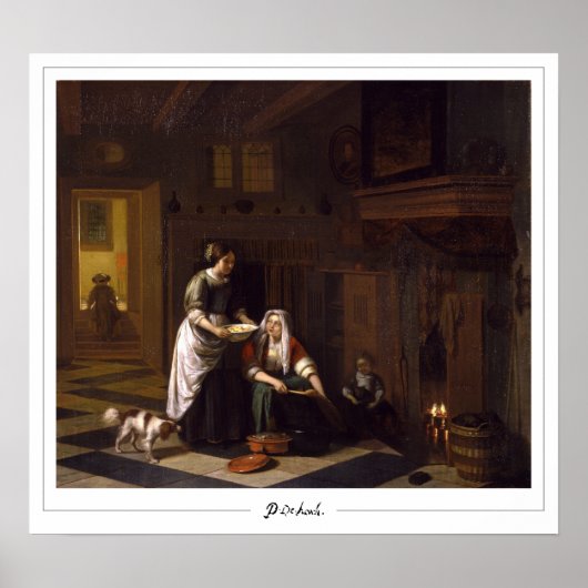 Pieter de Hooch Zedign Art Poster #13 (Vorne)