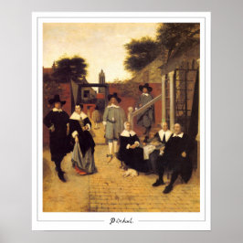 Pieter de Hooch Zedign Art Poster #143