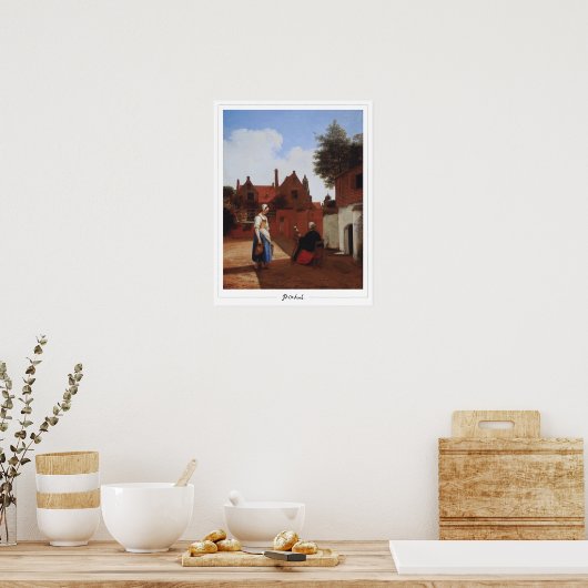 Pieter de Hooch Zedign Art Poster #20 (Küche)