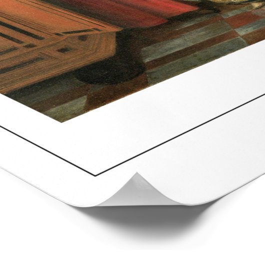 Pieter de Hooch Zedign Art Poster #3 (Ecke)