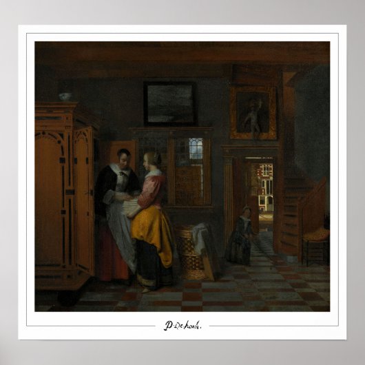 Pieter de Hooch Zedign Art Poster #3 (Vorne)