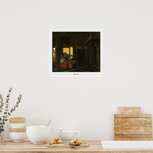 Pieter de Hooch Zedign Art Poster #45 (Küche)