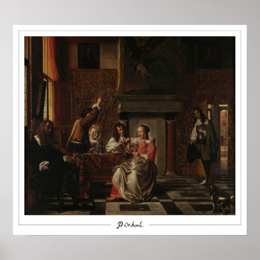 Pieter de Hooch Zedign Art Poster #76 (Vorne)