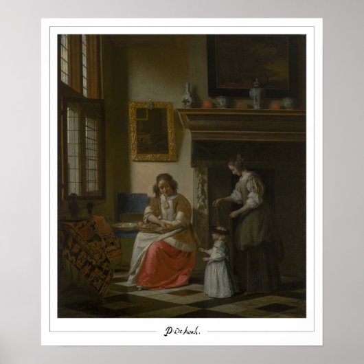 Pieter de Hooch Zedign Art Poster #97 (Vorne)