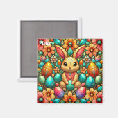 PIETER ~ Osterhasen und Eier ~ Magnet (Vorderseite/Rückseite)