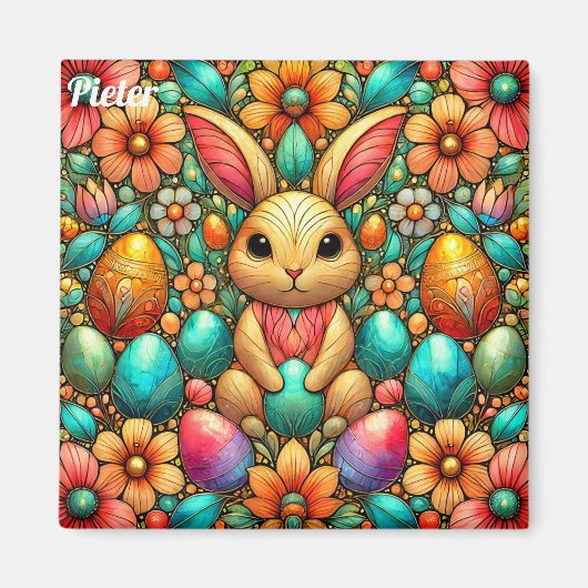 PIETER ~ Osterhasen und Eier ~ Magnet (Vorne)